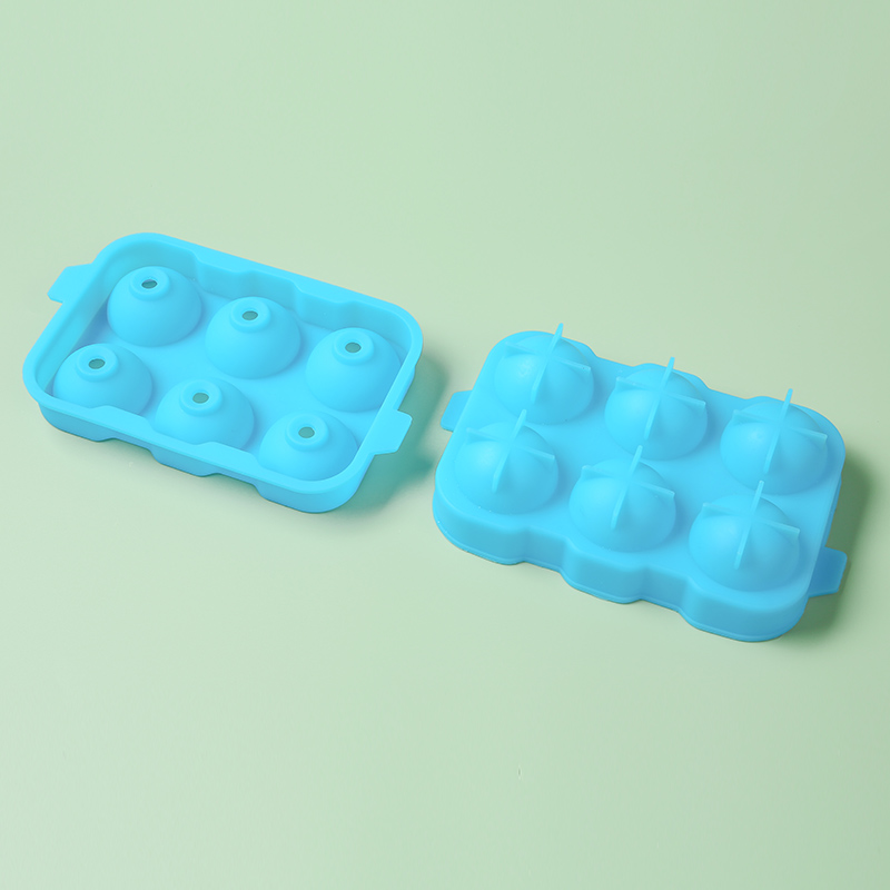 Silicone ball ice tray