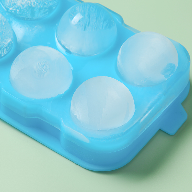 Silicone ball ice tray