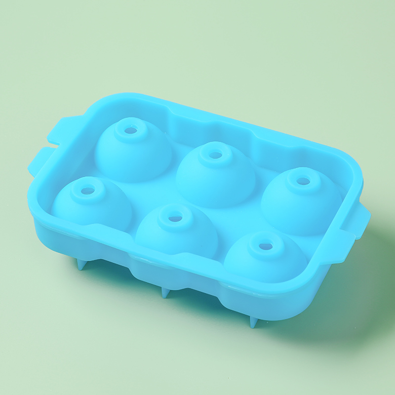 Silicone ball ice tray