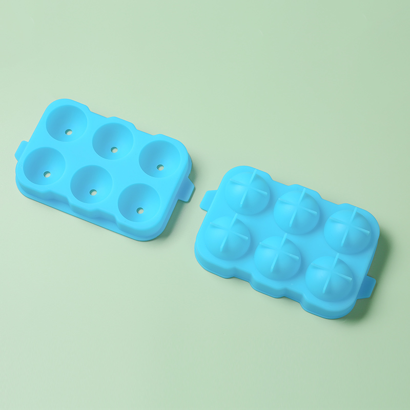 Silicone ball ice tray