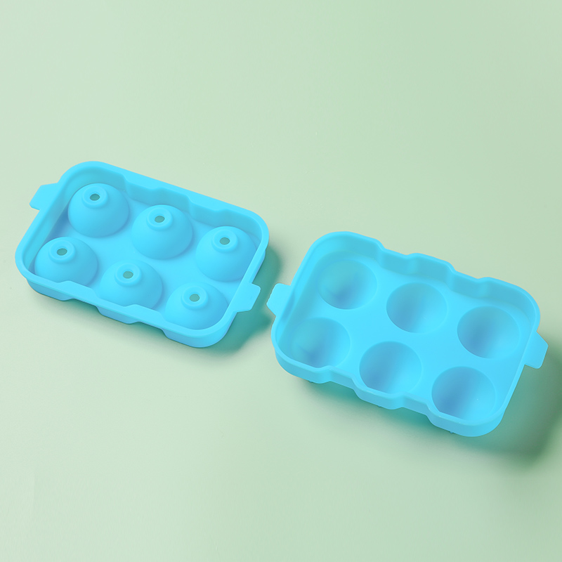 Silicone ball ice tray