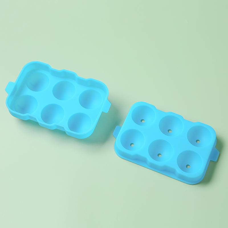 Silicone ball ice tray