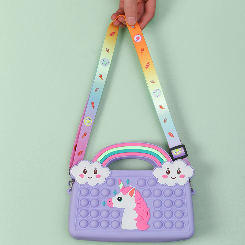 Satchel unicorn silicone unicorn