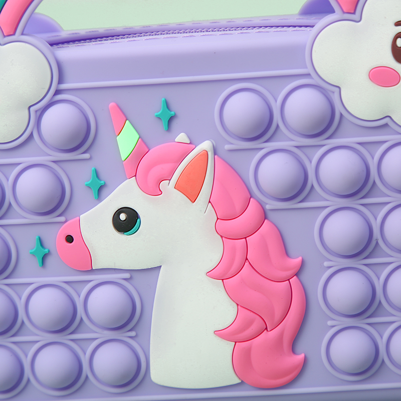 Satchel unicorn silicone unicorn